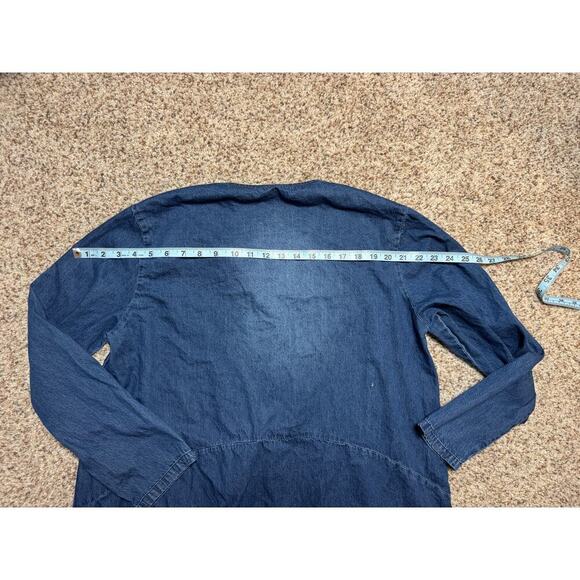 VINTAGE MORDENMISS Blue Denim/Jean Dress, size women's XL, Flowy, wide fitting - Picture 7 of 13
